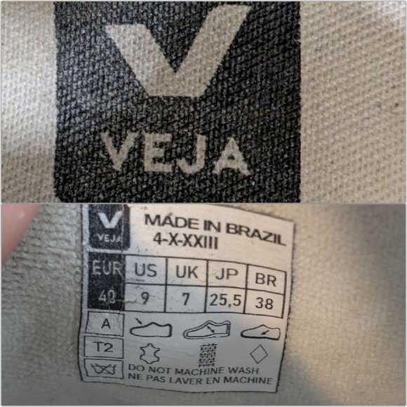 Veja Esplar Sneakers Womens White Leather Lace Up Shoes Size 9 - Picture 11 of 12